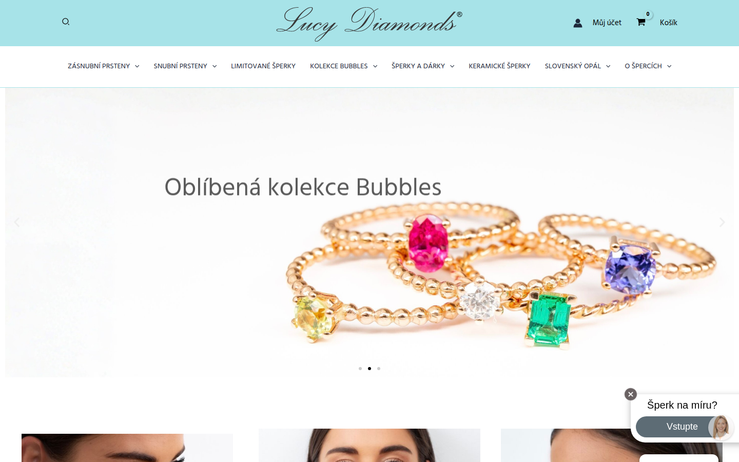 Lucy Diamonds — E-shop se šperky